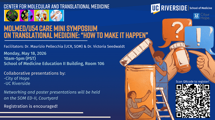 MOLMED/U54 Care Mini Symposium on Translational Medicine flyer
